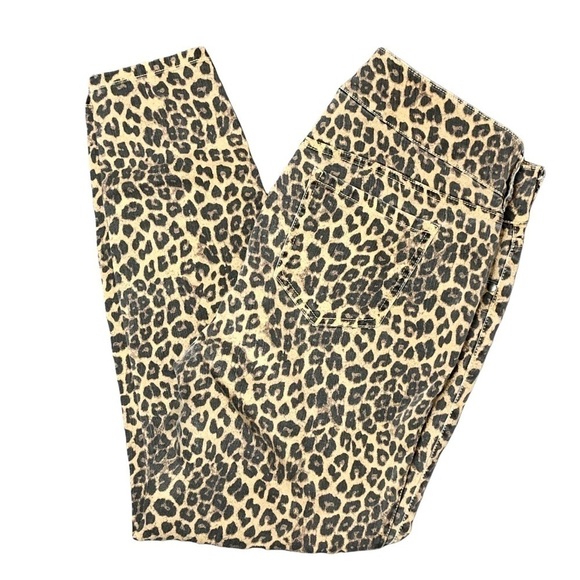 Torrid leopard print jeggings stretchy 16 - Picture 4 of 10